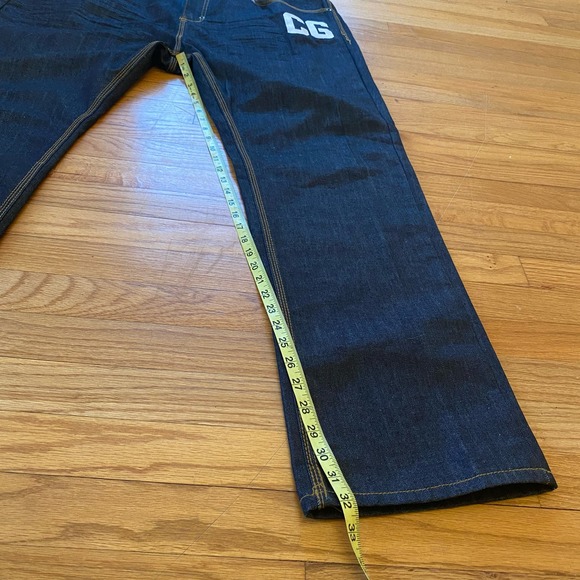 Coogie Jeans Men's 44 x 34 Dark Blue jeans Embellished - Picture 5 of 15